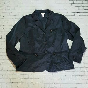 Chico's Navy Windbreaker