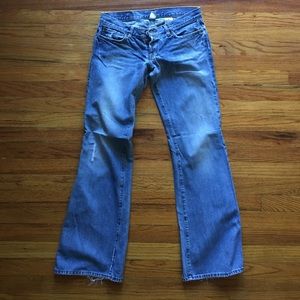 Lucky Brand 🍀 Dungarees Lil Jeanie Jean size 8 👖