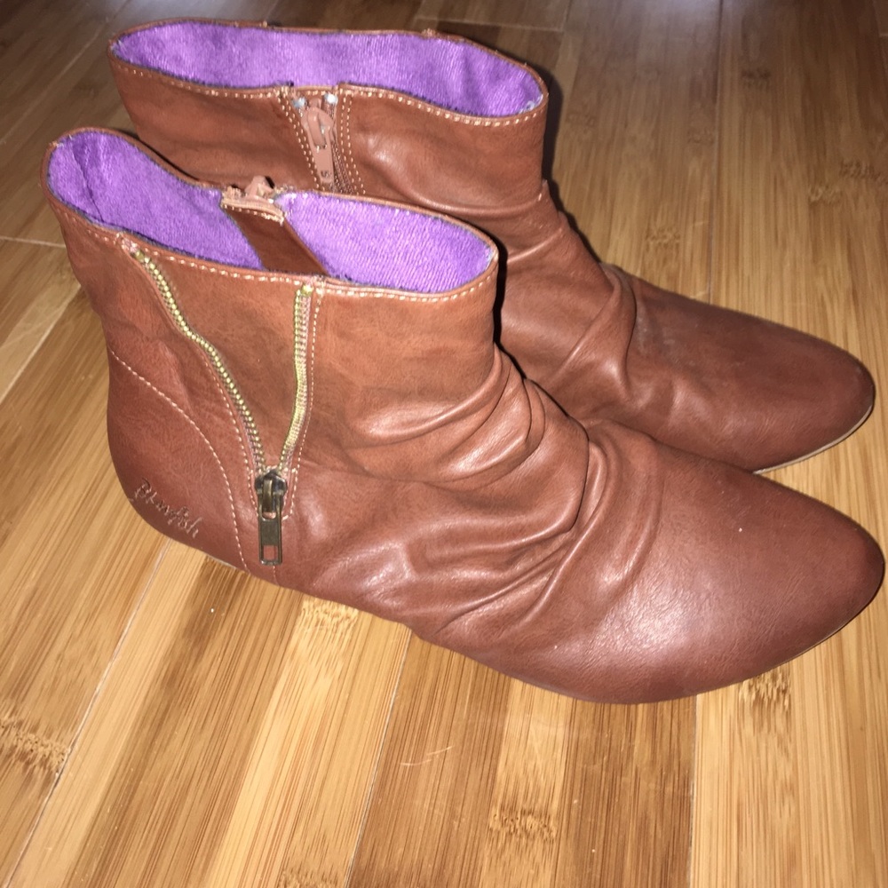 Slouchy Zippered Boots - Blowfish