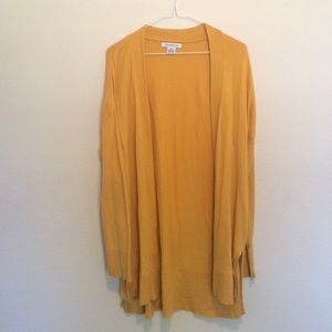 Mustard Yellow Long Cardigan