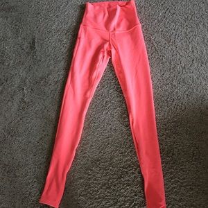 Coral gray reversible lululemon pants size 4