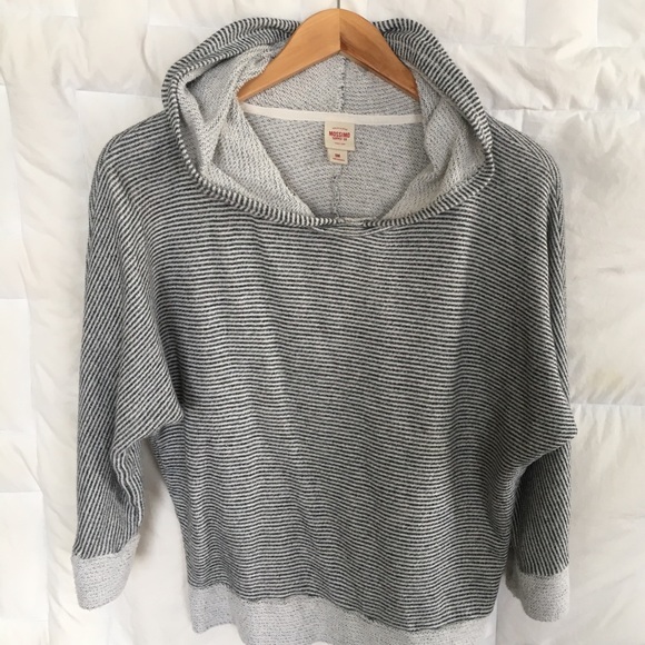 Striped slouchy hoodie - Picture 1 of 1