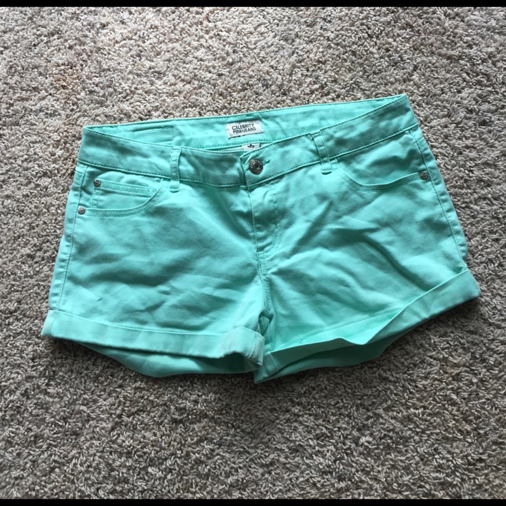 Celebrity Pink Jean Shorts