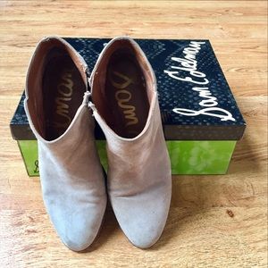 Sam Edelman Petty ankle bootie tan putty