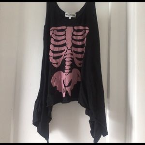 Wildfox rib cage tank