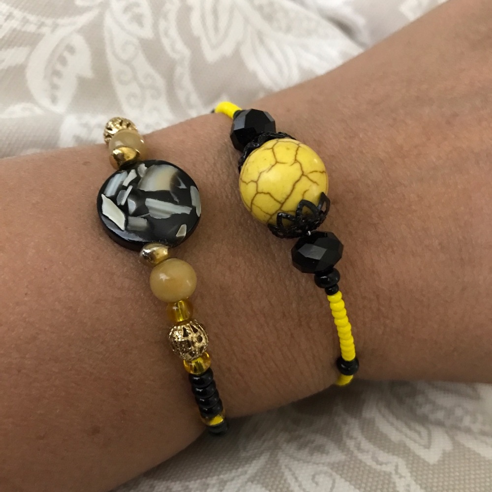 Beaded Stretchy Stackable Bracelets