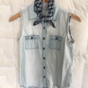 Denim top