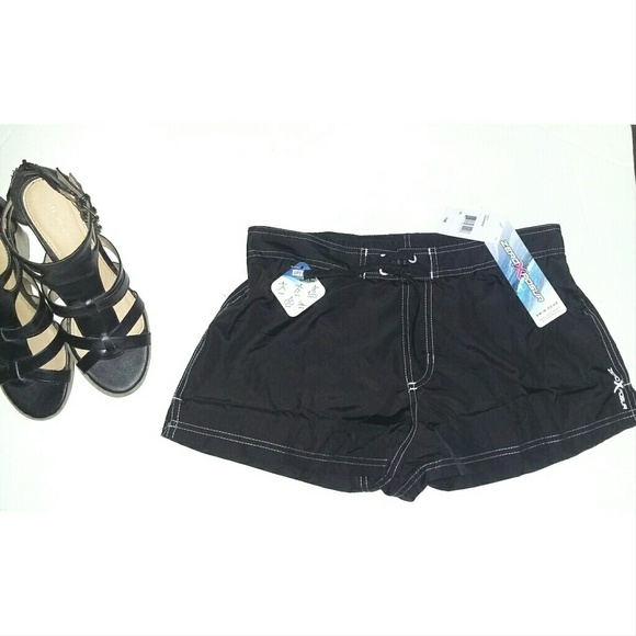 🎈ZeroXPosur Black Swim Shorts - Picture 3 of 8