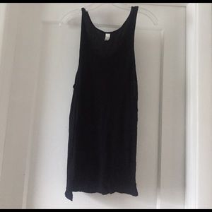 Black tank top