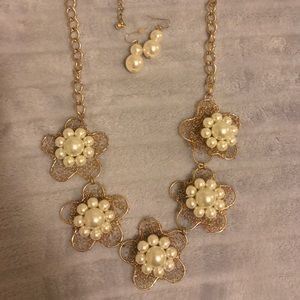 Necklace with earrings