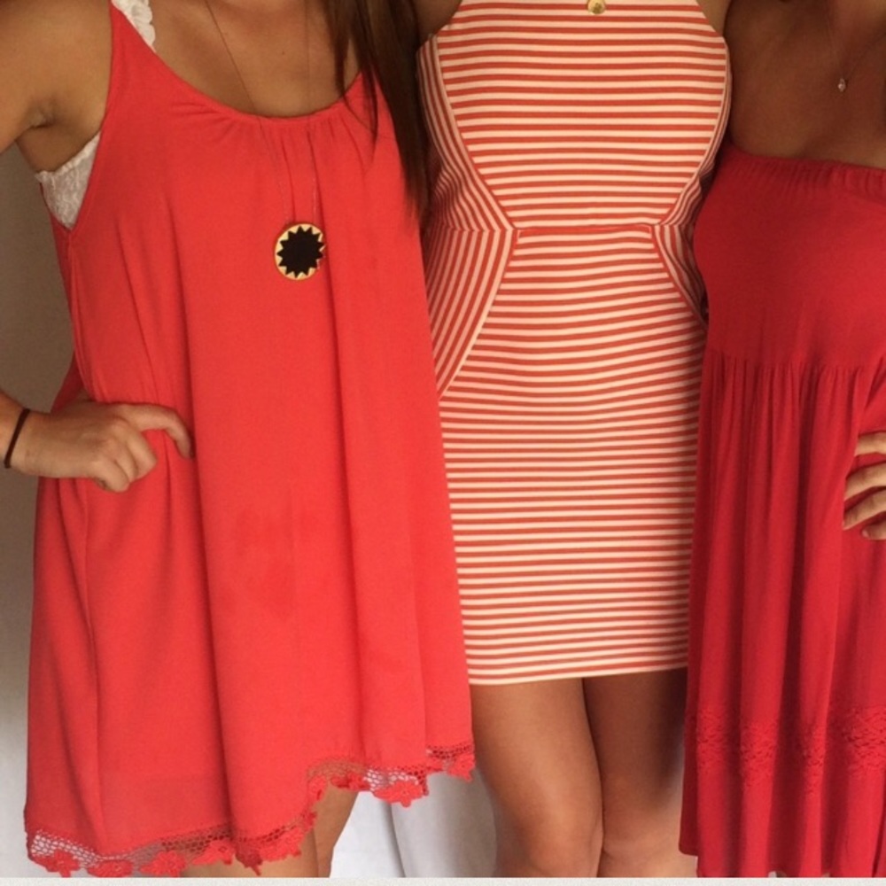 Coral altard state dress!