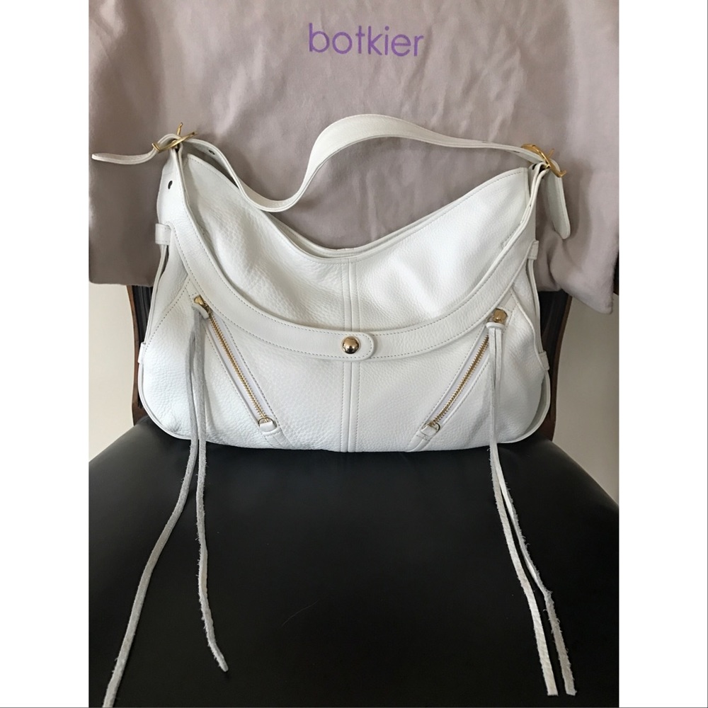 New Botkier Off White Leather Hobo Bag