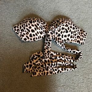 Leopard Bikini Top