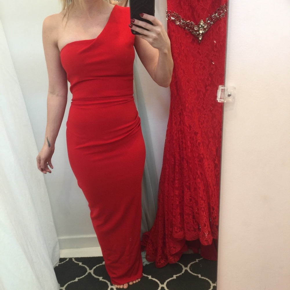 Red Evening Gown