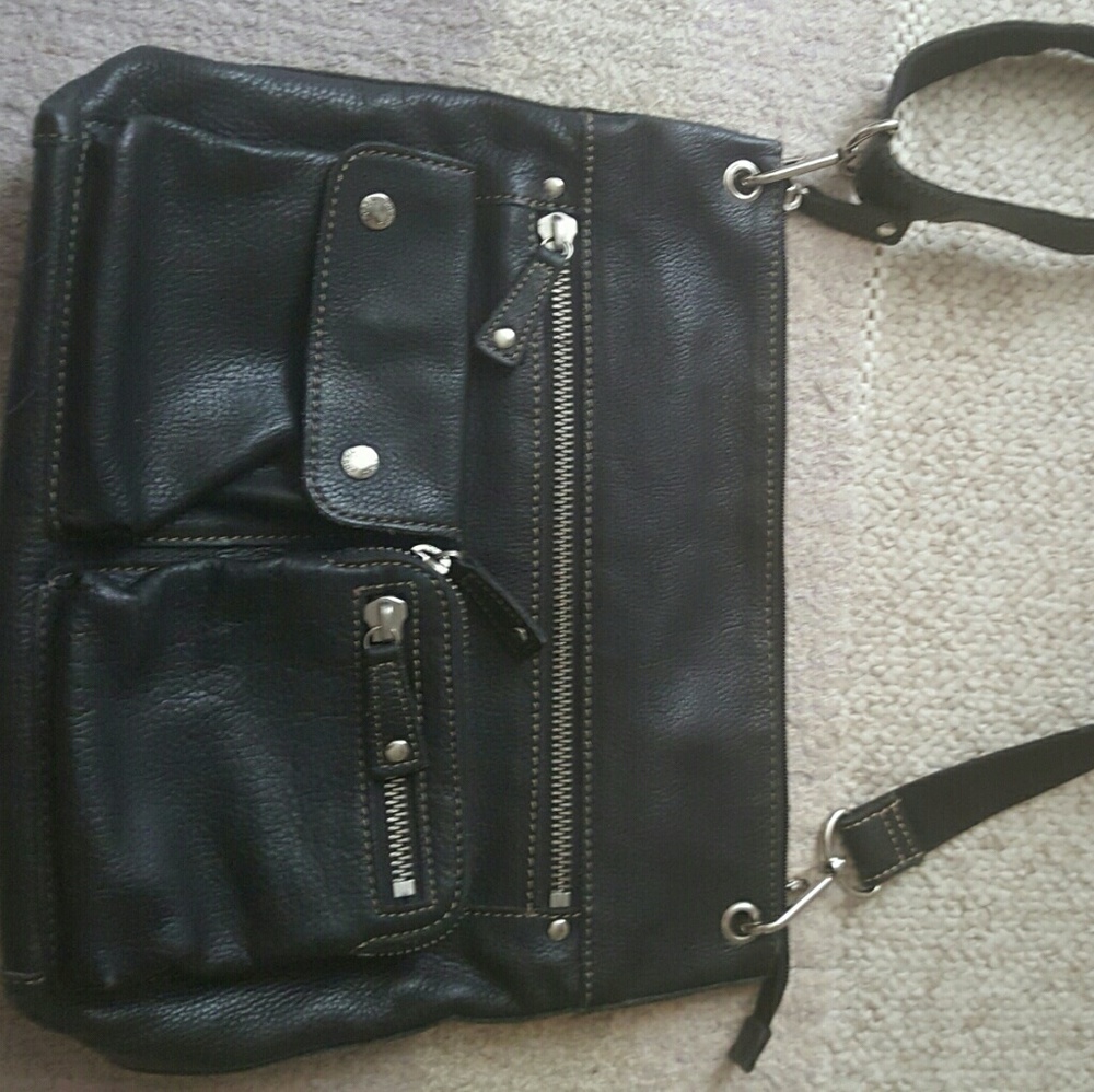 Fossil long live vintage black hand bag