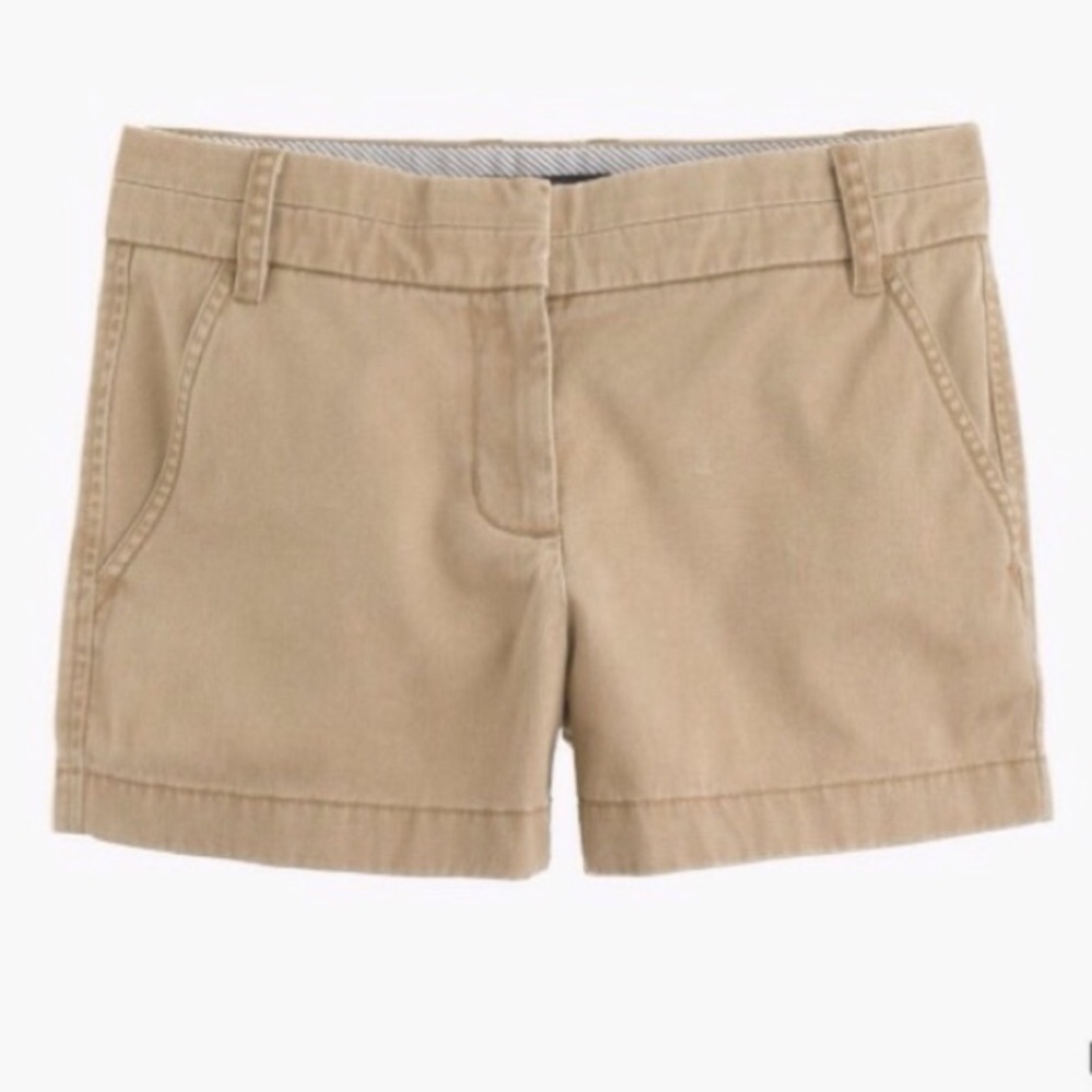 NWT Khaki J.Crew 3" chino shorts - Picture 1 of 5