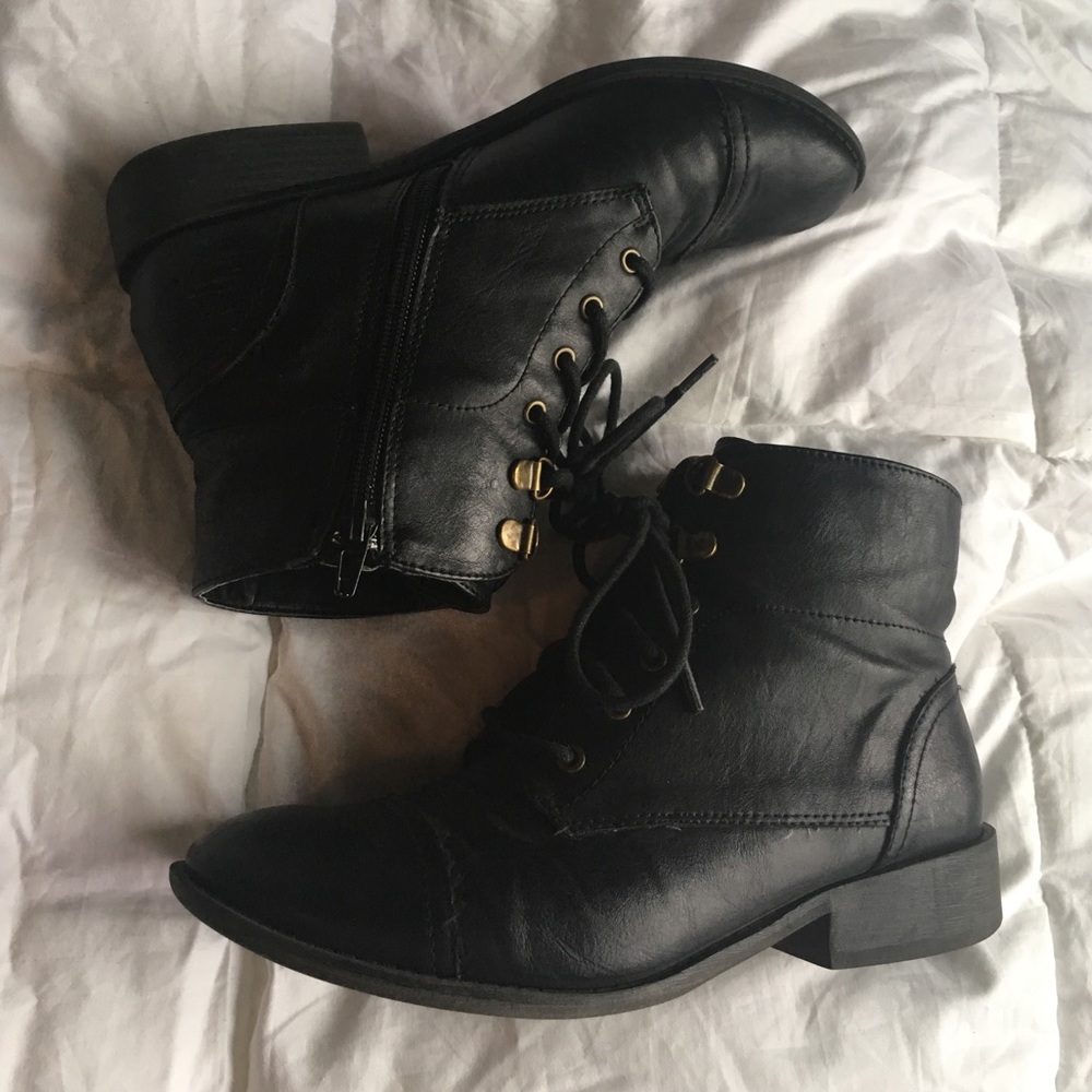 Black Combat Boots