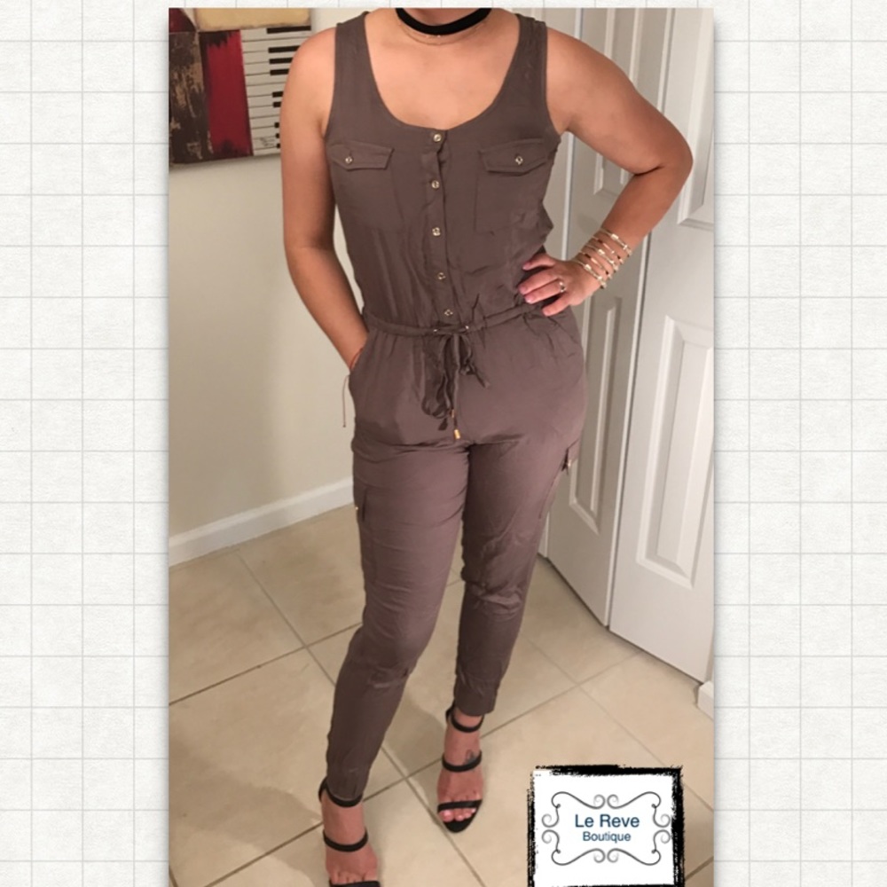 Olive jumpsuit
