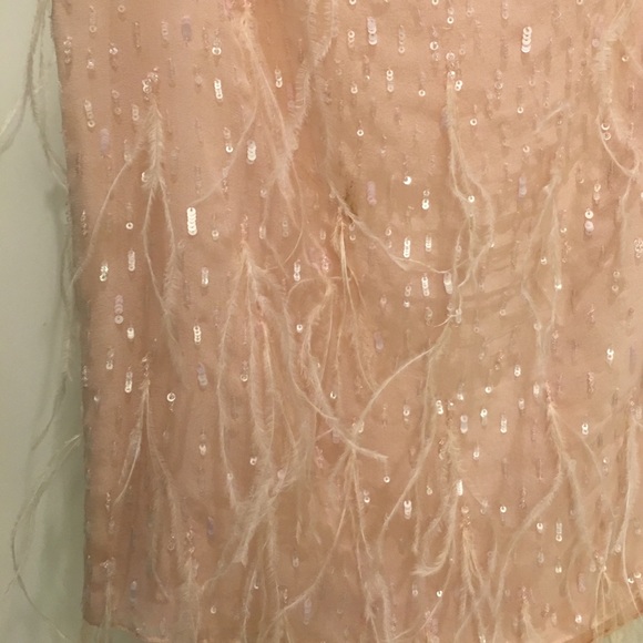 Oscar de la Renta cashmere sweater & feather skirt - Picture 5 of 7