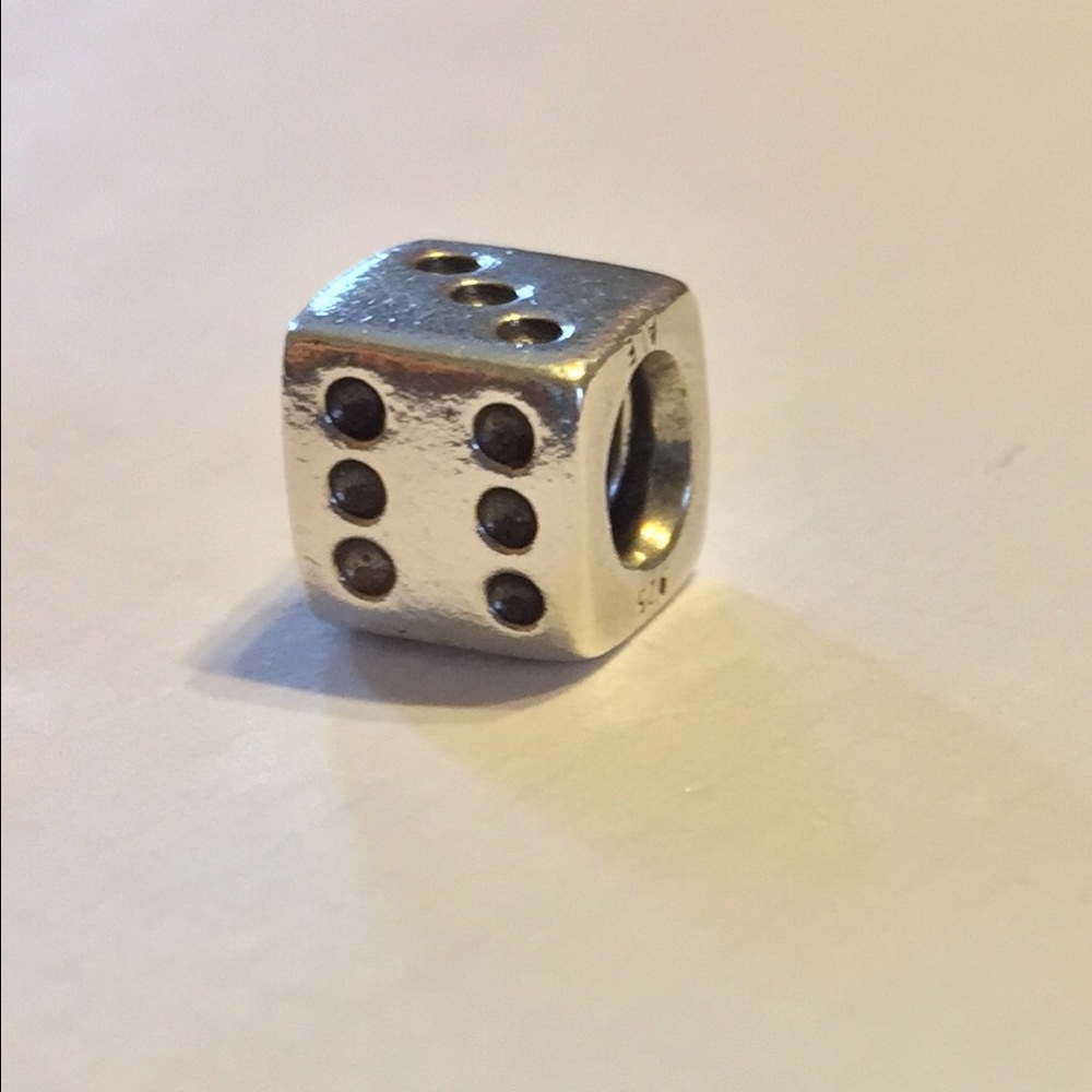 RARE Retired Dice Pandora Charm