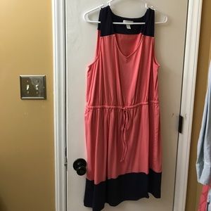 Loft color block dress
