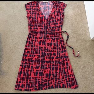 Faux Wrap Dress