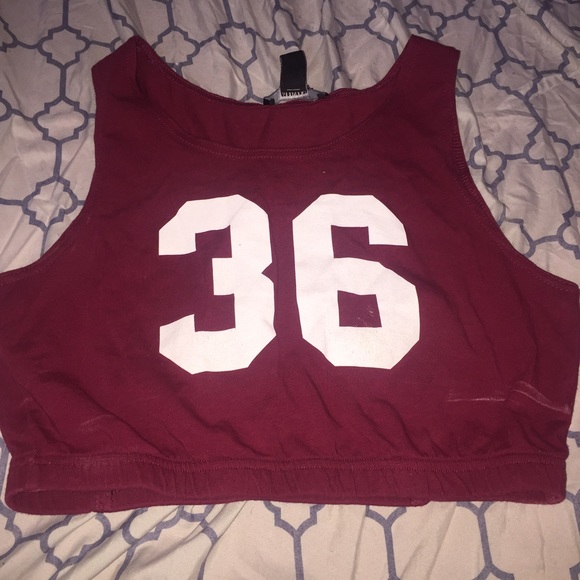 36 Forever 21 Logo Crop Tank - Picture 1 of 2