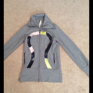 High Neck Gray Lululemon Jacket