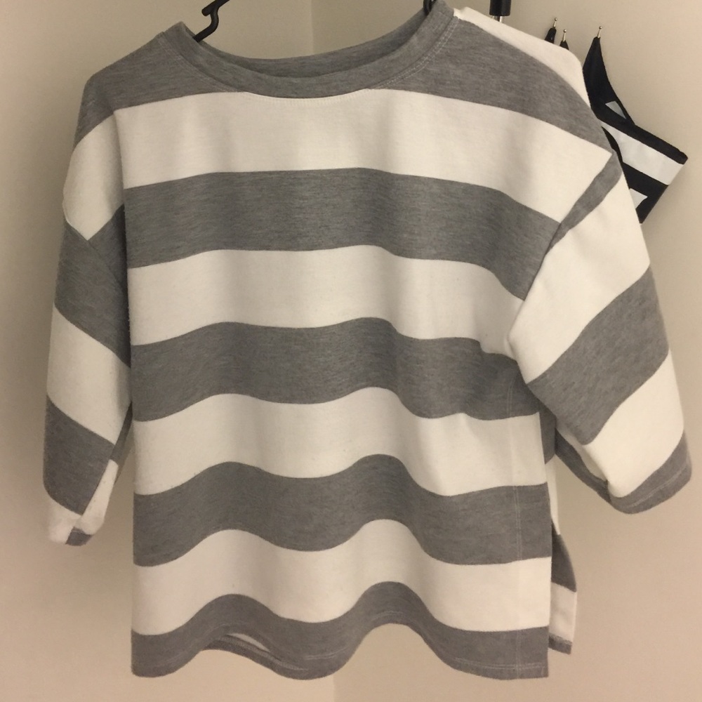 Grey strip cotton shirt