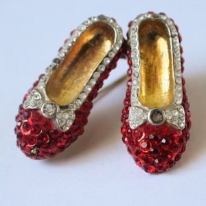 Ruby Red Slippers Brooch