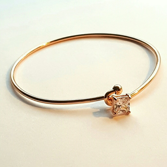 1 LEFT! Rose Gold Accent Bracelet - Picture 2 of 4
