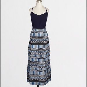 J. Crew Factory Printed Maxi Dress - WORN ONCE!