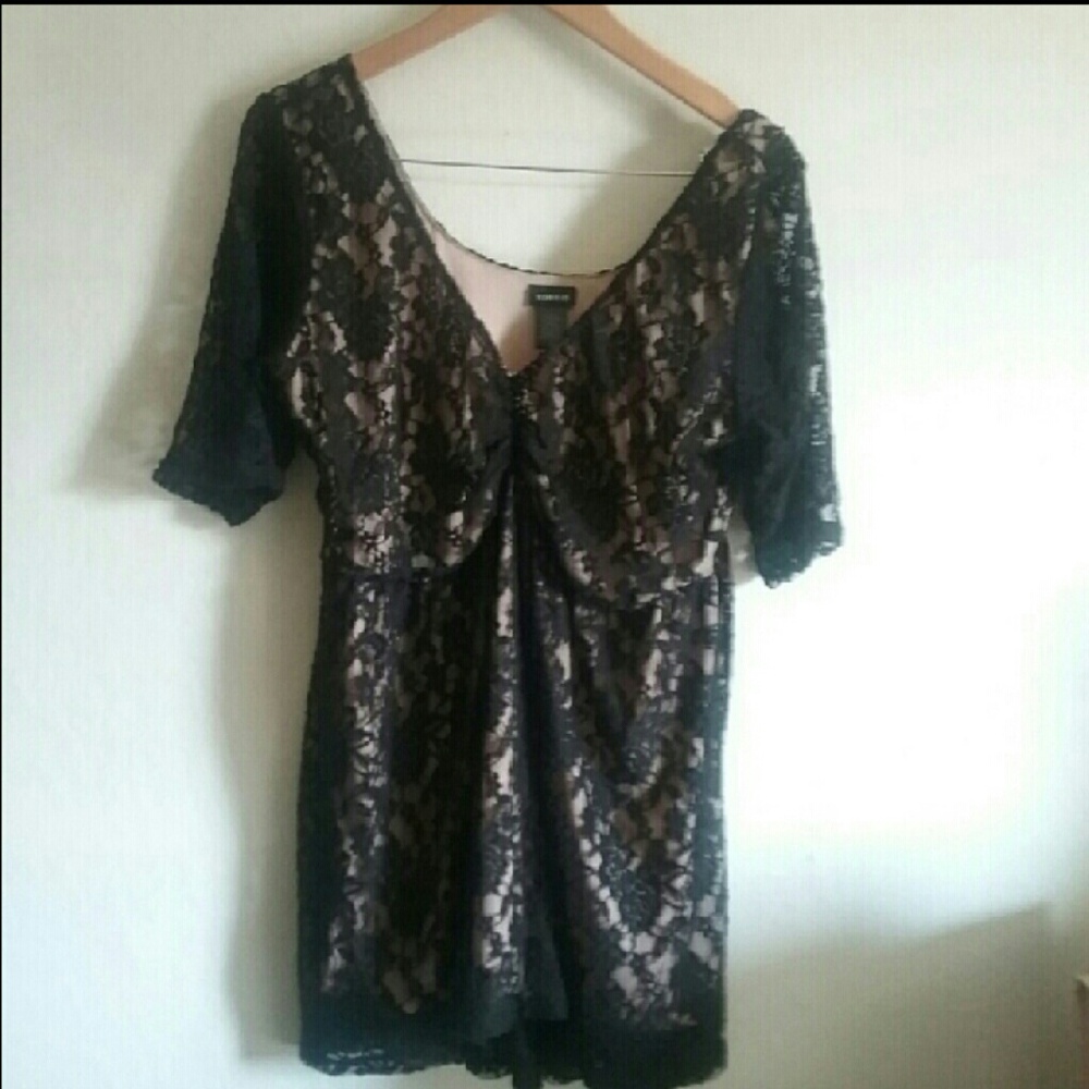 Torrid lace babydoll top