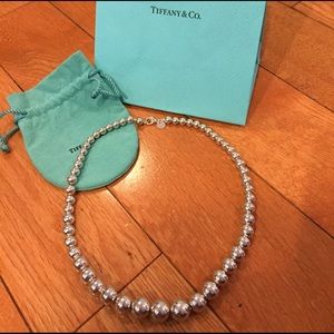 Tiffany &Co. graduated bead necklace