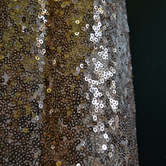 📣SALE 📣  Rose Gold Sequin Dress - Picture 3 of 4
