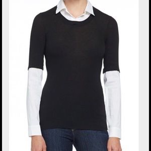 Bailey 44 striped oxford layered sweater