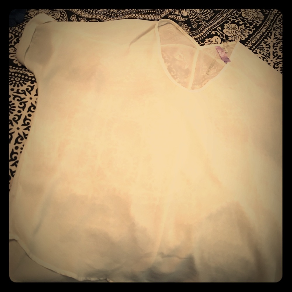 Cute sheer shirt. Francesca's.