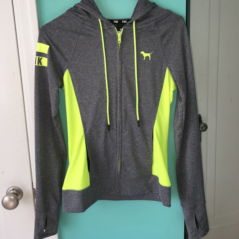 pink ultimate zip up sweatshirt