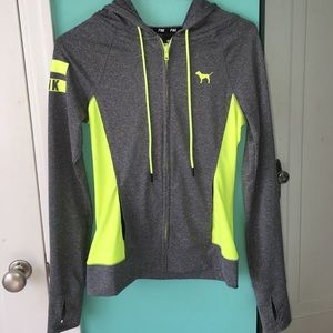 pink ultimate zip up sweatshirt