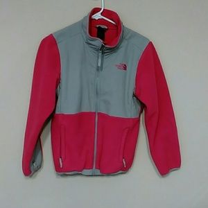 Hot pink North face jacket
