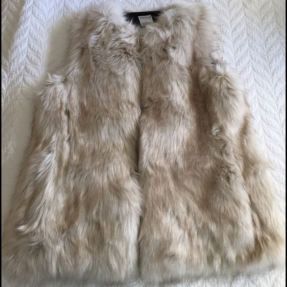 Zara Faux Fur Vest