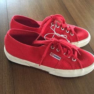 Women's Superga Sneakers - Red