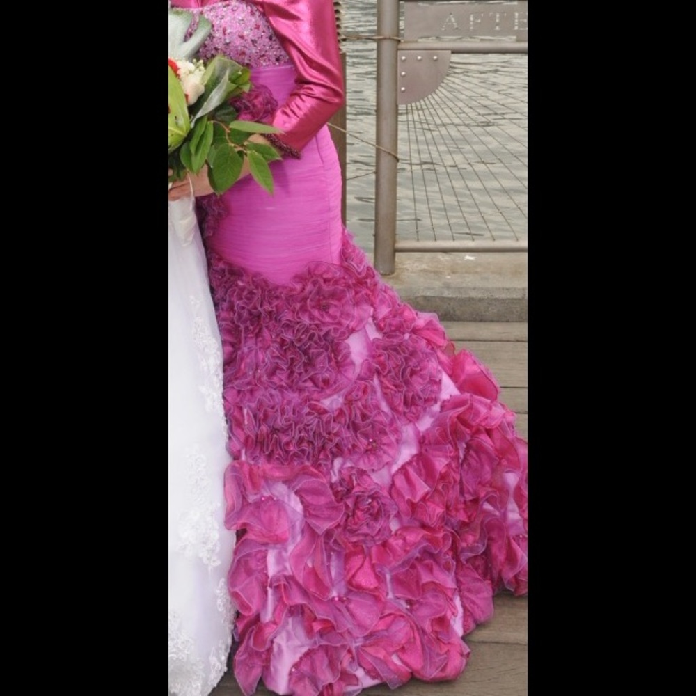 Jovani ruffle dress