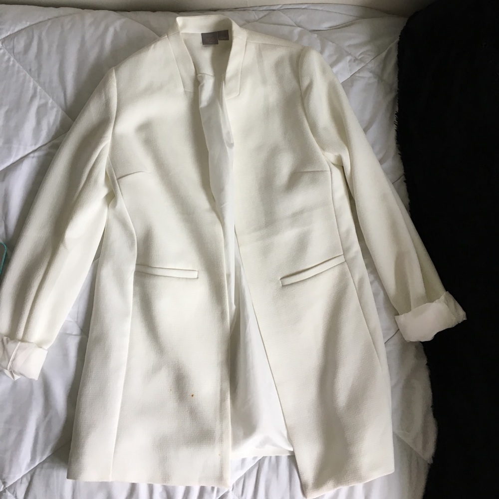 White blazer