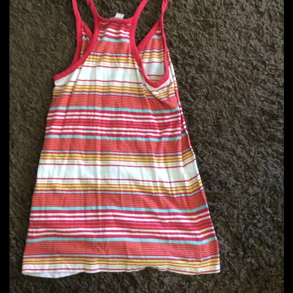 Striped Racerback Tank - Picture 2 of 2
