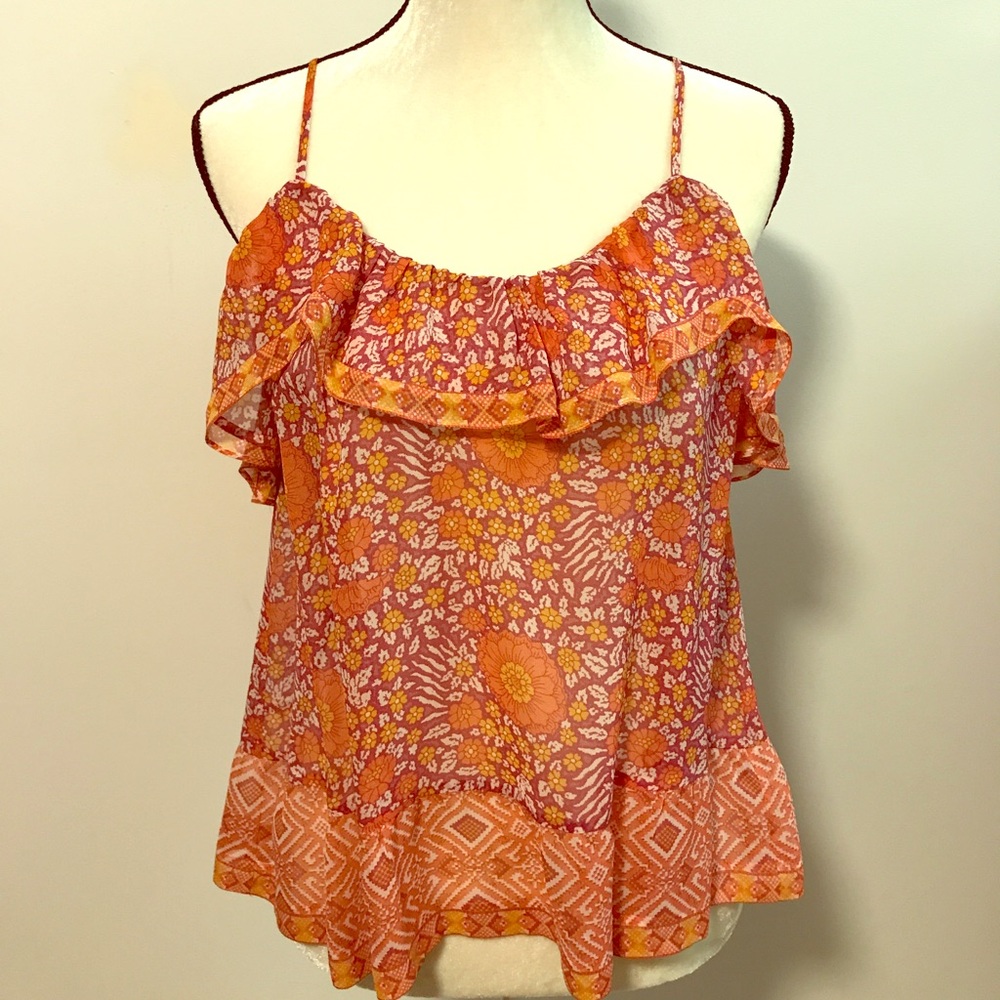 Joie floral silk camisole SM