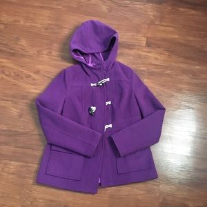 NWOT Purple Old Navy Peacoat