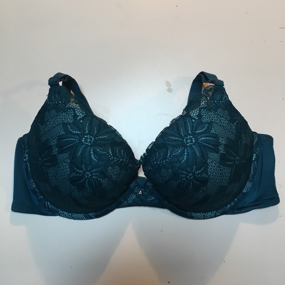 Blue & Black Bra