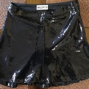 Fun Sequin Lula mini skirt by Wilfox in size 6