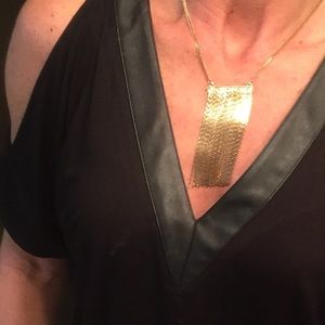 Gold double chain necklace Gold double chain necklace
